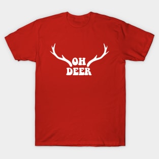 cute oh deer antlers T-Shirt